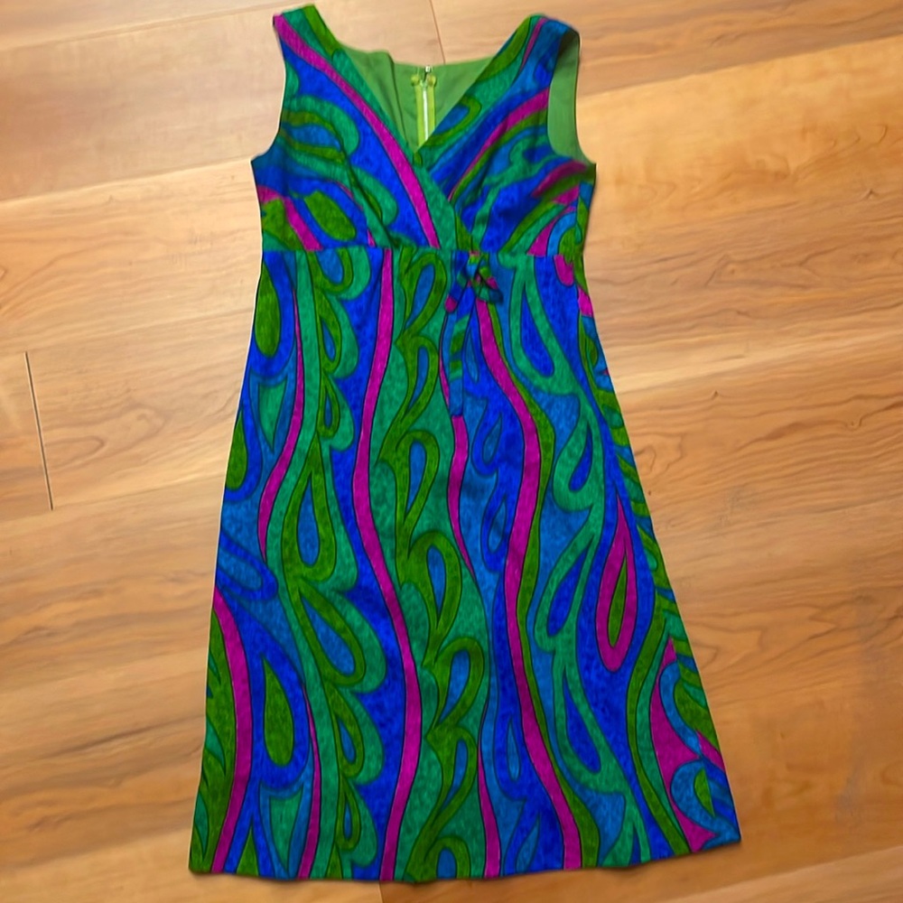 Vintage 1970s Psychedelic dress